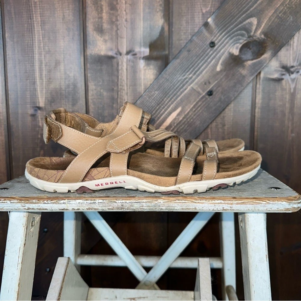Merrell Sandspur Rose Leather Sandals Women's Size 9